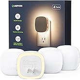 Sujeet LED Night Light 8-Pack – Dusk to Dawn Plug-In Night Lights with Auto Sensor, Warm White Night Lamp for Bedroom, Bathroom & Hallway