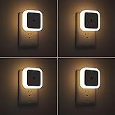 Sujeet LED Night Light 8-Pack – Dusk to Dawn Plug-In Night Lights with Auto Sensor, Warm White Night Lamp for Bedroom, Bathroom & Hallway