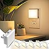 Sujeet LED Night Light 8-Pack – Dusk to Dawn Plug-In Night Lights with Auto Sensor, Warm White Night Lamp for Bedroom, Bathroom & Hallway